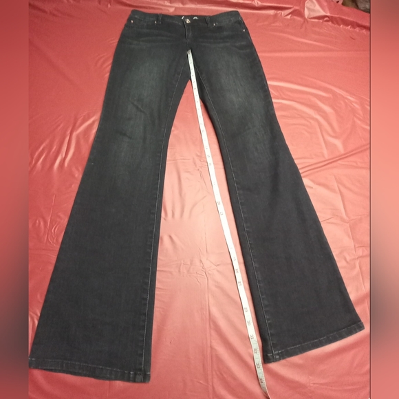 INC Denim BootLeg Reg Fit sz6×33 Dark Blue EUC Like New - Picture 6 of 8